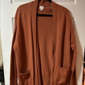 a new day Women's Rust Cardigan Sweater